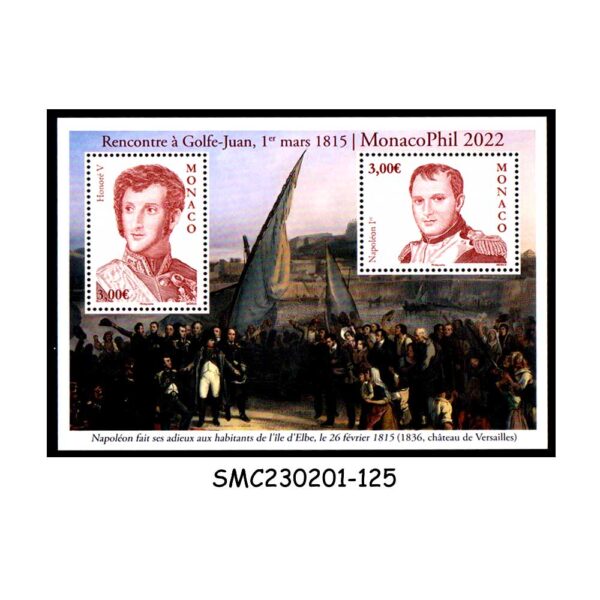 MONACO - 2022 MONACOPHIL - MIN. SHEET MINT NH
