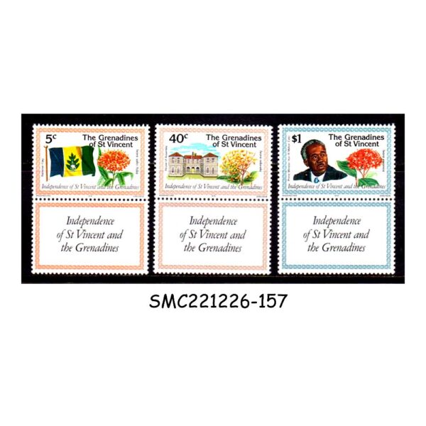 GRENADINES OF ST VINCENT - 1979 INDEPENDENCE - 3V - MINT NH