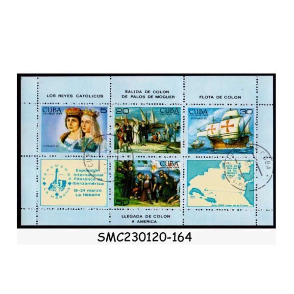 CUBA - 1984 PHILATELIC EXHIBITIONS ESPAMER'85, HAVANA - MIN/SHT - CTO