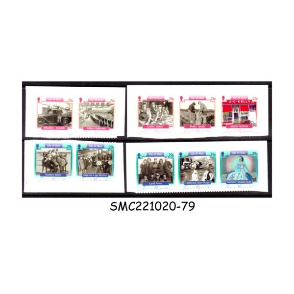 ISLE OF MAN - 2005 TIME TO REMEMBER - 10V - MNH SELF-STICK STAMPS