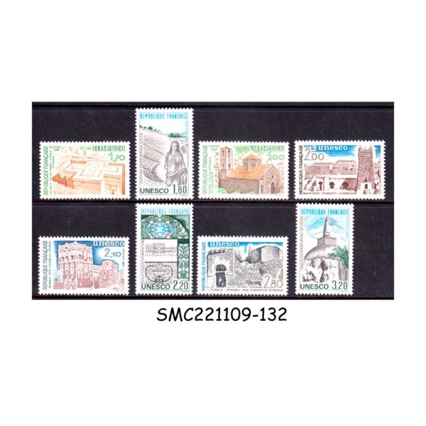 FRANCE - 1983-85 UNESCO - 8V - MINT NH