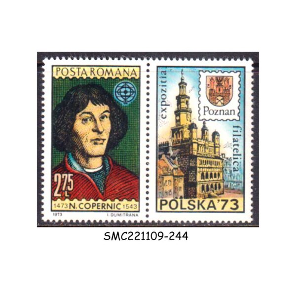 ROMANIA - 1973 500th ANNIVERSARY OF THE BIRTH OF COPERNICUS - MINT NH