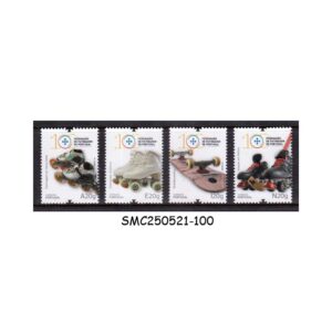 STAMPS from PORTUGAL - 2024 100 Years of ROLLER SPORTS FEDERATION OF PORTUGAL - 4V MINT NH