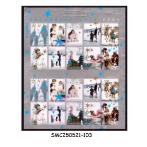STAMPS from NETHERLANDS - 2004 DECEMBER STAMPS - FULL PANE - MINT NH SELF-STICK STAMPS