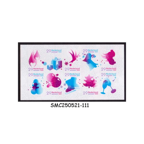 STAMPS from NETHERLANDS - 2005 DECEMBER STAMPS - 10V MINT NH - SELF-STICK STAMPS