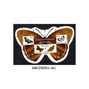 STAMPS from SRI LANKA - 2022 ENDEMIC BUTTERFLIES OF SRI LANKA - MIN/SHT MINT NH
