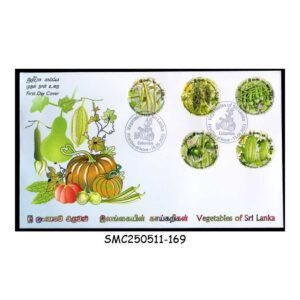 STAMPS from SRI LANKA - 2023 VEGETABLES OF SRI LANKA - SET OF 2 FDC