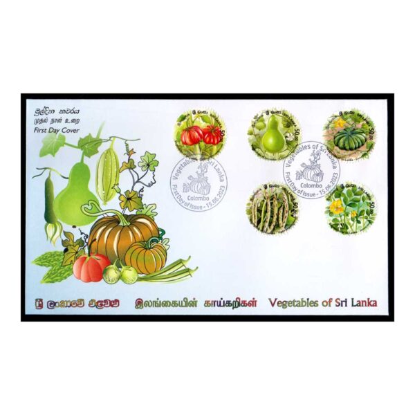 STAMPS from SRI LANKA - 2023 VEGETABLES OF SRI LANKA - SET OF 2 FDC - Image 2