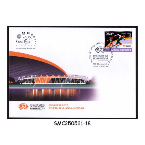 STAMPS from HUNGARY - 2023 WORLD ATHLETICS CHAMPIONSHIPS BUDAPEST - FDC