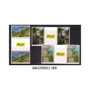 STAMPS from MAURITIUS - 2022 EXTINCT BIRDS - GUTTER PAIR - 3V MINT NH