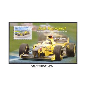 STAMPS from IRELAND - 2001 IRISH MOTORSPORTS - AUTO RACING GRAND PRIX - MIN/SHT MINT NH