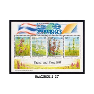 STAMPS from IRELAND - 1993 IRISH ORCHIDS FLOWERS / BANGKOK '93 - MIN. SHEET MINT NH