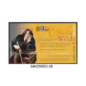 STAMPS from IRELAND - 2000 OSCAR WILDE / THE STAMP SHOW 2000 - MIN. SHEET MINT NH