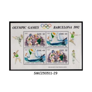 STAMPS from IRELAND - 1992 OLYMPIC GAMES, BARCELONA - MIN. SHEET MINT NH