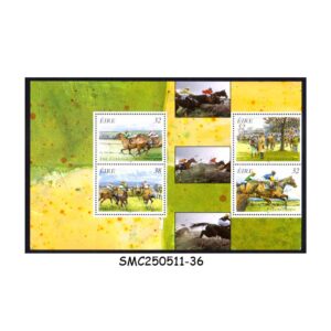 STAMPS from IRELAND - 1996 IRISH HORSE RACING - BOOKLET PANE - MINT NH