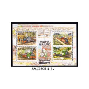 STAMPS from IRELAND - 1995 NARROW GAUGE RAILWAYS - MIN. SHEET - MINT NH