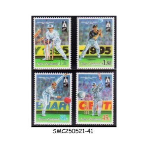 STAMPS from NEW ZEALAND - 1994 CENTENARY OF CRICKET COUNCIL - 4V MINT NH