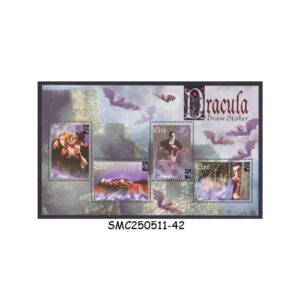 STAMPS from IRELAND - 1997 CENTENARY OF PUBLICATION OF BRAM STOKER'S "DRACULA" - MIN/SHT MNH