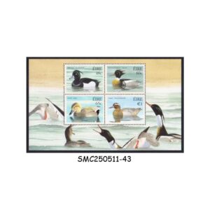 STAMPS from IRELAND - 2004 WATER BIRDS / DUCKS - SOUVENIR SHEET MINT NH