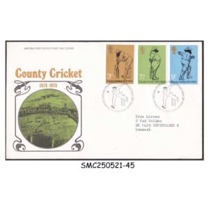 COVER from GREAT BRITAIN - 1973 COUNTY CRICKET / SPORTS - FDC