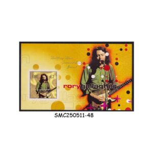 STAMPS from IRELAND - 2002 IRISH ROCK LEGEND - U2 Rory Gallagher / MUSIC - SOU. SHEET MNH
