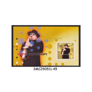 STAMPS from IRELAND - 2002 IRISH ROCK LEGEND - U2 Van Morrison / MUSIC - SOU. SHEET MNH