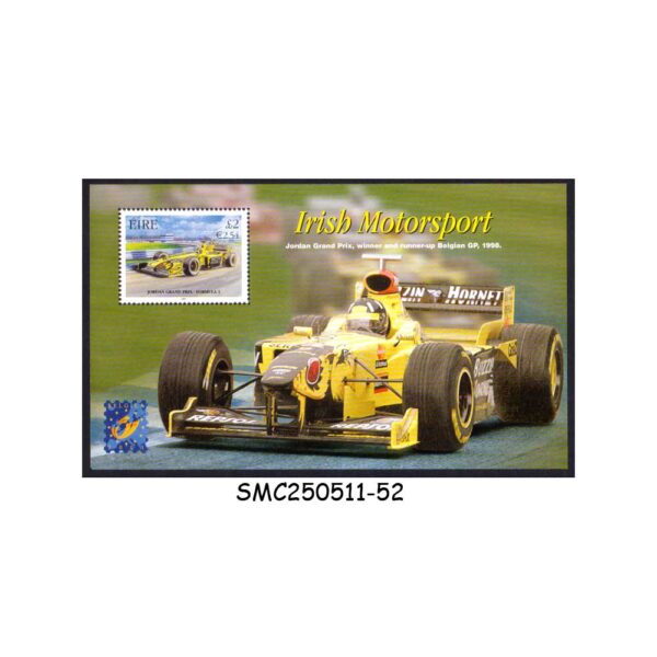 STAMPS from IRELAND - 2001 MOTORSPORTS - AUTO RACING GRAND PRIX / BELGICA - MIN/SHT MINT NH