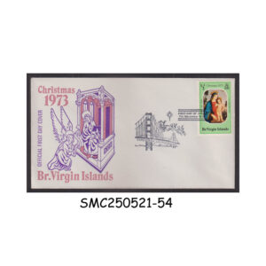 COVER from BRITISH VIRGIN ISLANDS - 1973 CHRISTMAS - FDC