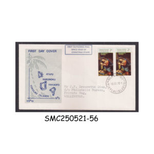 COVER from TOKELAU ISLANDS - 1970 CHRISTMAS - FDC