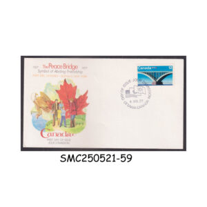 COVER from CANADA - 1977 PEACE BRIDGE - FDC