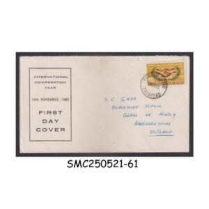 COVER from TRINIDAD & TOBAGO - 1965 INTERNATIONAL CO-OPERATION YEAR - FDC