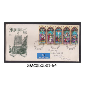 COVER from ANGUILLA - 1972 EASTER - FDC