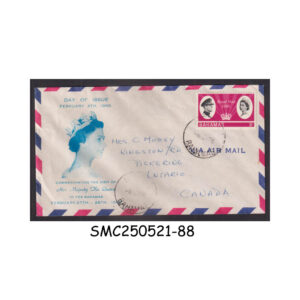 COVER from BAHAMAS - 1966 ROYAL VISIT TO THE CARIBBEAN - FDC