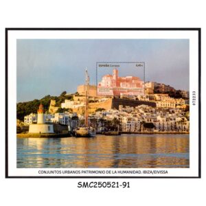 STAMPS from SPAIN - 2023 WORLD HERITAGE URBAN ENSEMBLES - IBIZA/EIVISSA - MIN. SHEET MINT NH