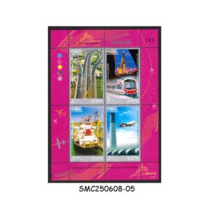 Stamps from THAILAND - 2012 CENTENARY OF THE MINISTRY OF TRANSPORT - MIN. SHEET MINT NH