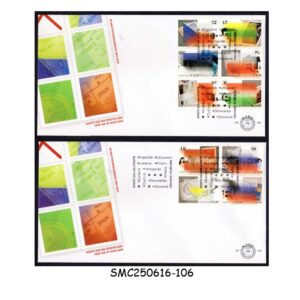 Stamps from NETHERLANDS  - 2004 EXPANSION OF THE EUROPEAN UNION - SET OF 2 FDC