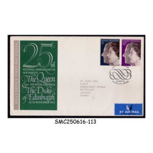 Cover from GREAT BRITAIN - 1972 ROYAL SILVER WEDDING - FDC