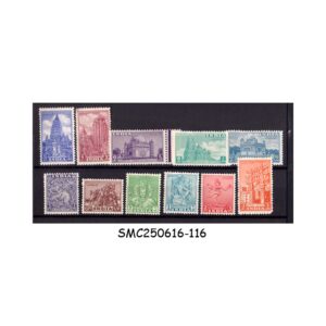 Stamps from INDIA - 1949 1st DEFINITIVE SERIES ARCHEOLOGICAL SERIES SCOTT#207-217 - 11V - MINT NH
