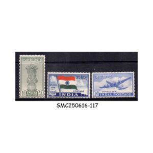 Stamps from INDIA - 1947 INDEPENDENCE SCOTT#200-202 - 3V - MINT NH