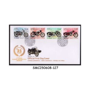 Cover from CYPRUS - 2025 MOTORCYCLES - FDC
