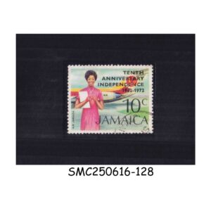 Stamps from JAMAICA - 1972 10th ANNIVERSARY OF INDEPENDENCE - 1V USED