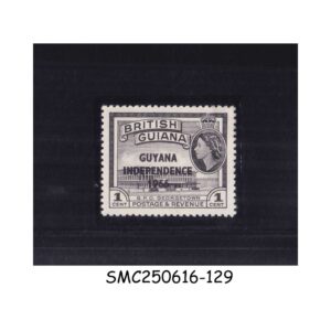 Stamps from GUYANA - 1967 INDEPENDENCE SG#385 - 1V MINT HINGED