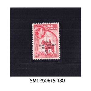 Stamps from GHANA - 1957 INDEPENDENCE DEFINITIVE - 1V MINT NH