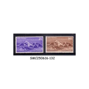 Stamps from INDIA - 1953 CONQUEST OF MOUNT EVEREST SG#344-345  2V MINT LH