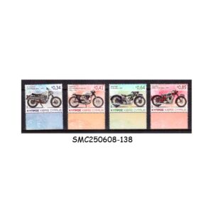 Stamps from CYPRUS - 2025 MOTORCYCLES - 4V - MINT NH