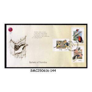 Stamps from NAMIBIA - 2017 BARBETS OF NAMIBIA / BIRDS - FDC