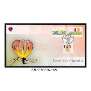 Stamps from NAMIBIA - 2017 FLAME LILIES OF NAMIBIA / FLOWERS - FDC