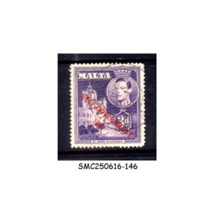 Stamps from MALTA - 1948 3d SG#240 OVPT SELF-GOVERNMENT 1947 - USED