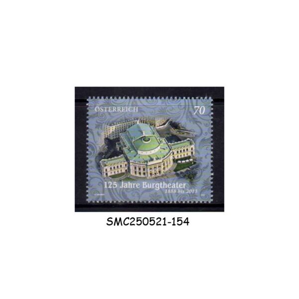 Stamps from AUSTRIA - 2013 125 YEARS OF BURGTHEATER, VIENNA - 1V - MINT NH