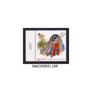 Stamps from MONACO - 1999 70 YEARS CAR RACING AT THE GRAND PRIX OF MONACO - 1V MINT NH